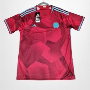 Adidas Columbia Away Soccer Jersey Football Mens Medium Red 2022 NWT